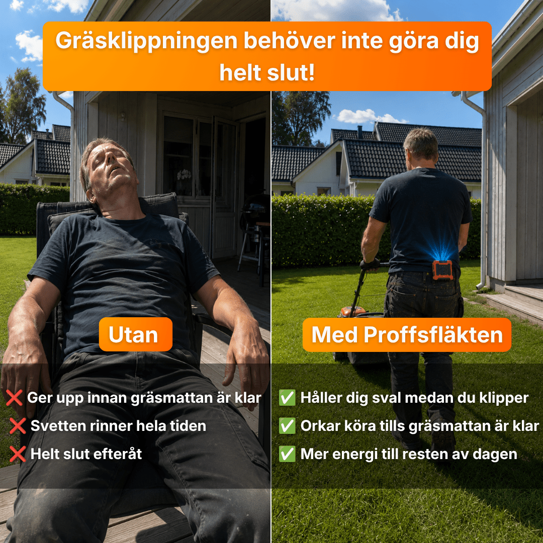 Proffsfläkten - Slipp värmen i sommar - Proffsfläkten®